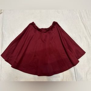 Women’s red skirt